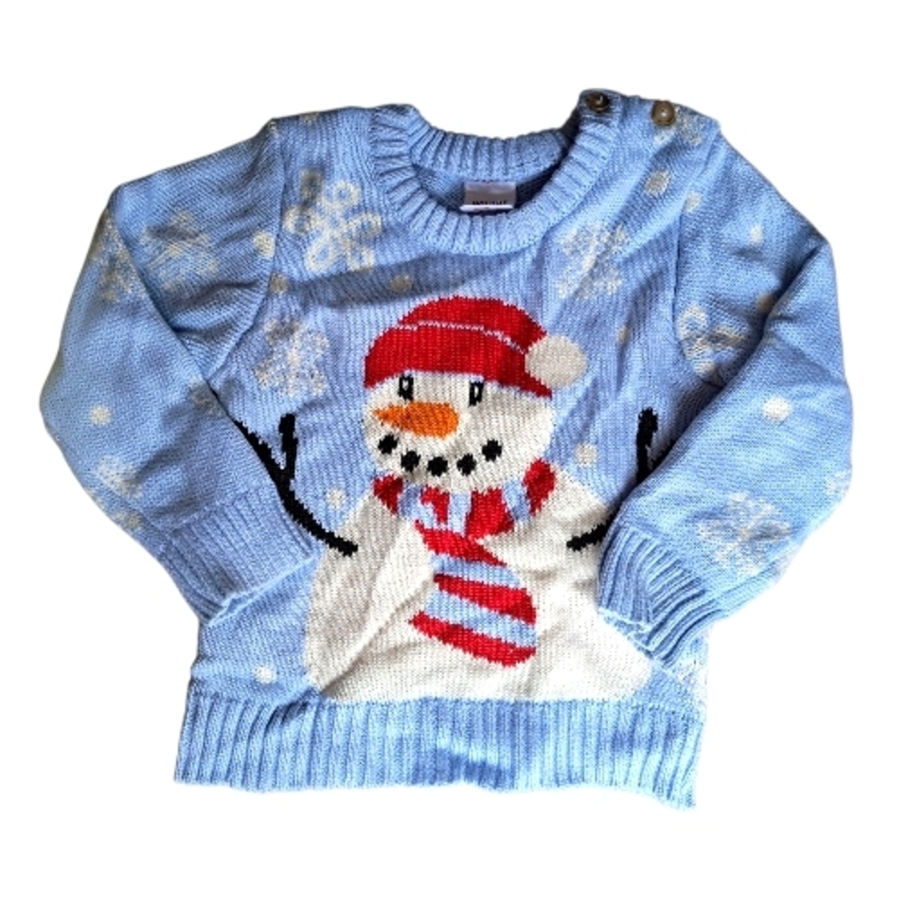Holiday Time Light Blue Knit Sweater